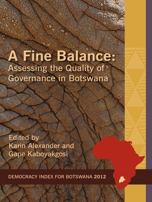 cover image of A Fine Balance